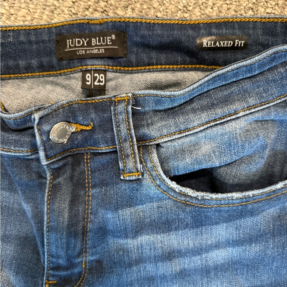 Judy Blue Medium Wash Straight Leg Jeans - Picture 2 of 12